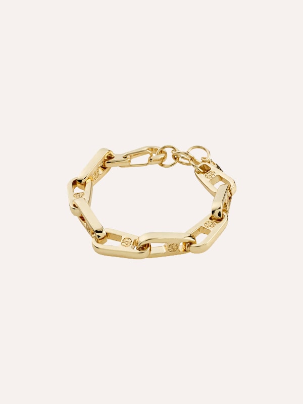 Pilgrim Love Chain Bracelet Gold